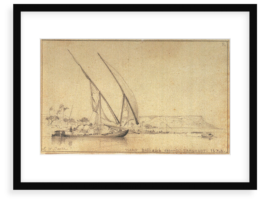 Near Belliaiah opposite Farshoot by Edward William Cooke