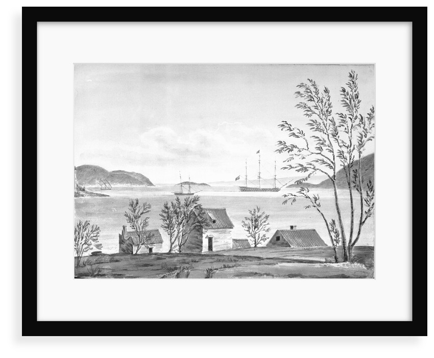 Port St George, Lissa, from the town by William Innes Pocock