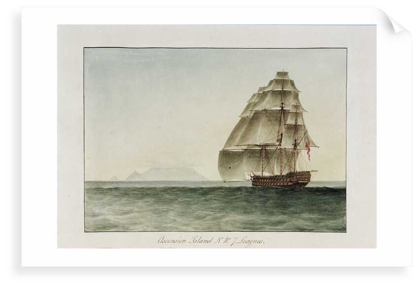 Ascension Island N. W. 7 Leagues by William Innes Pocock