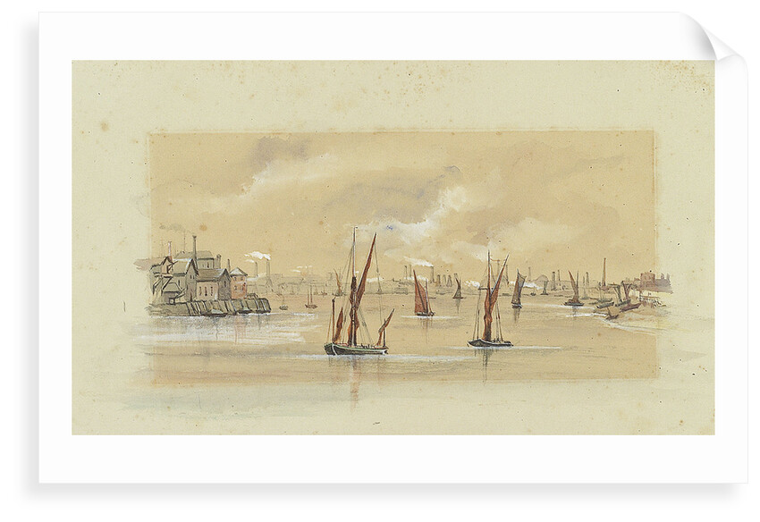 The Thames below Greenwich by Emily Frances Phipps Hornby