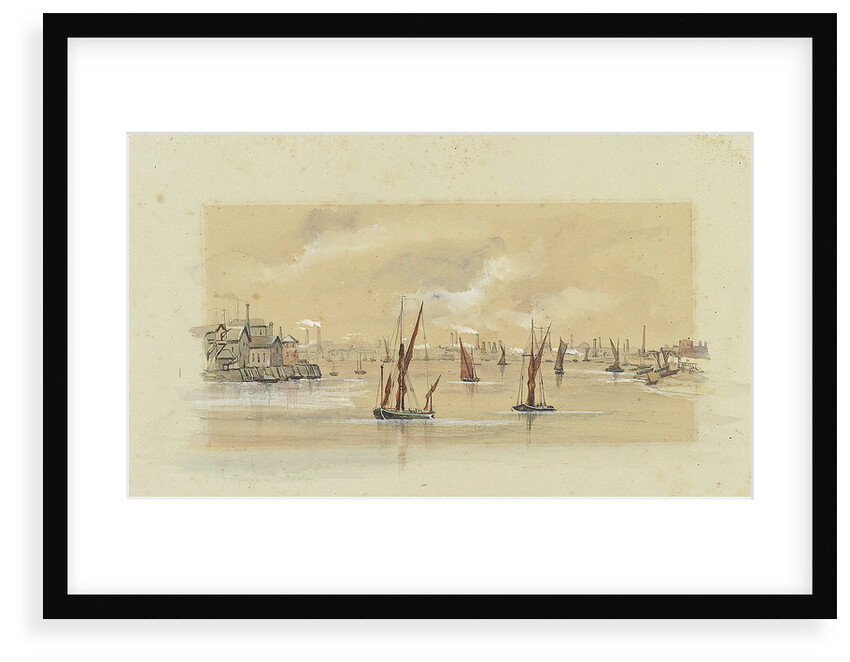 The Thames below Greenwich by Emily Frances Phipps Hornby