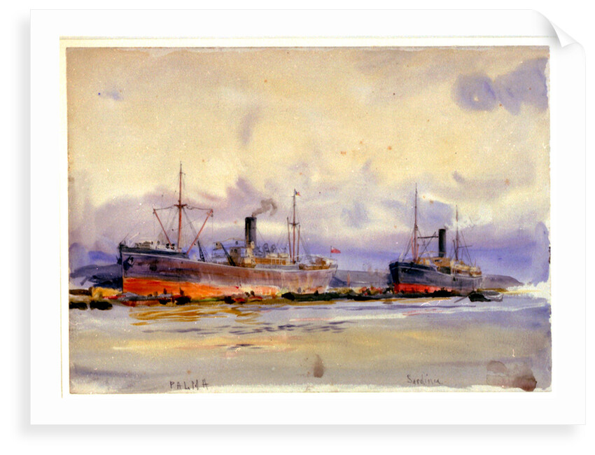 Palma, Sardinia by William Lionel Wyllie