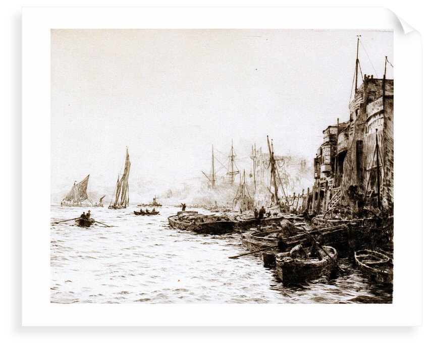 Old Limehouse by William Lionel Wyllie