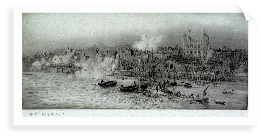 Royal Salute, Tower of London by William Lionel Wyllie
