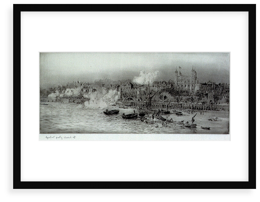 Royal Salute, Tower of London by William Lionel Wyllie