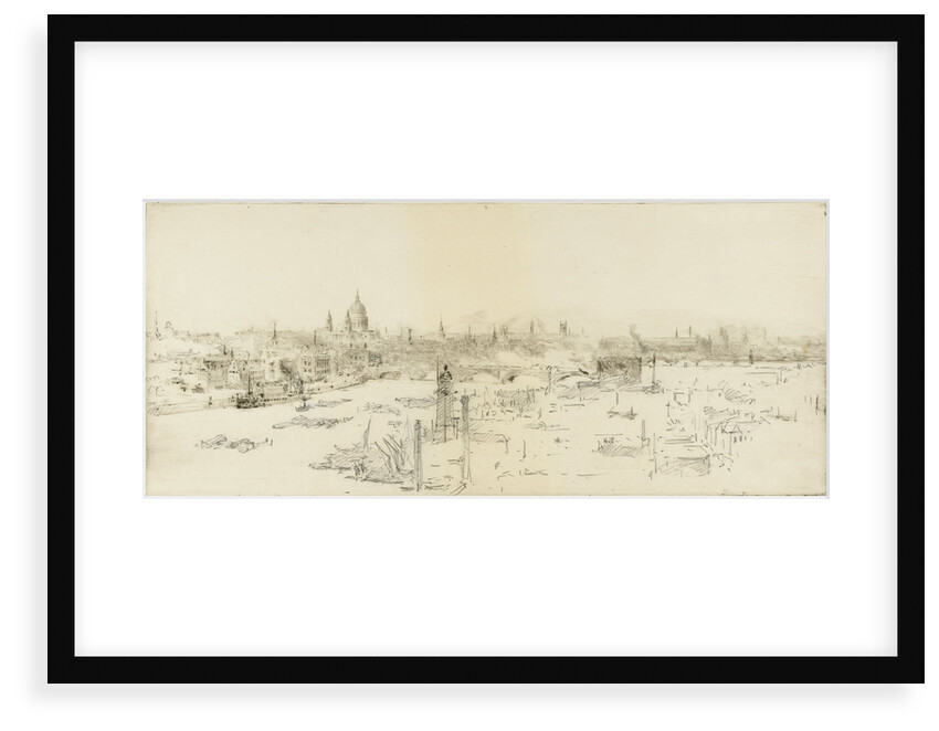 The city of London from the Shot Tower by William Lionel Wyllie