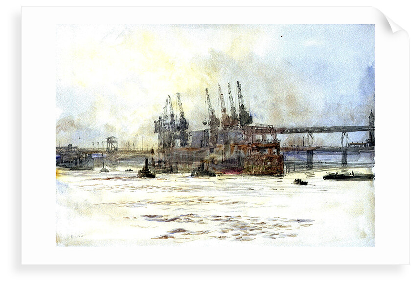 Becton Gasworks by William Lionel Wyllie