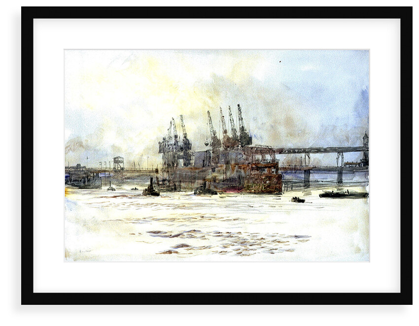 Becton Gasworks by William Lionel Wyllie