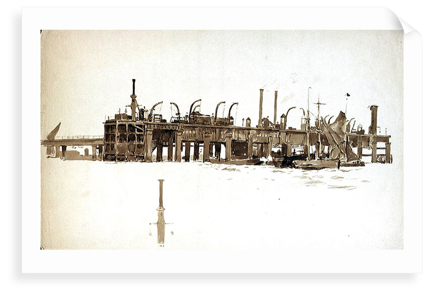 Becton Gasworks by William Lionel Wyllie