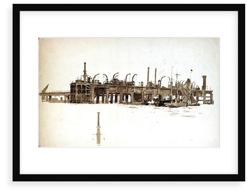 Becton Gasworks by William Lionel Wyllie
