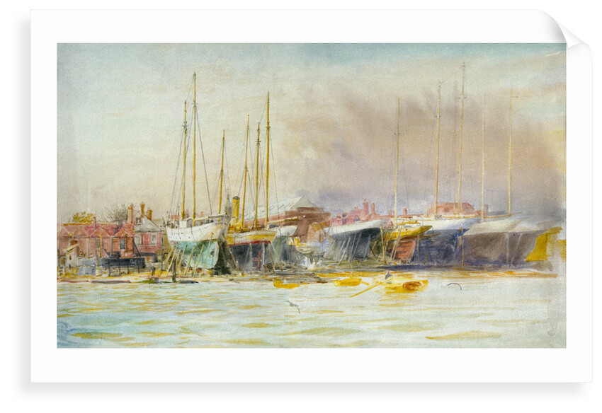 Camper & Nicholson's by William Lionel Wyllie