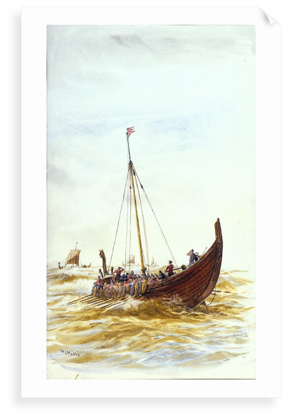 HMS 'King Alfred' by William Lionel Wyllie