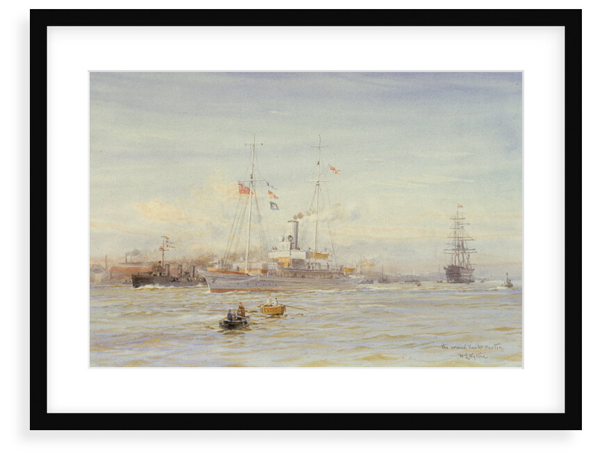 The armed yacht 'Portia' by William Lionel Wyllie