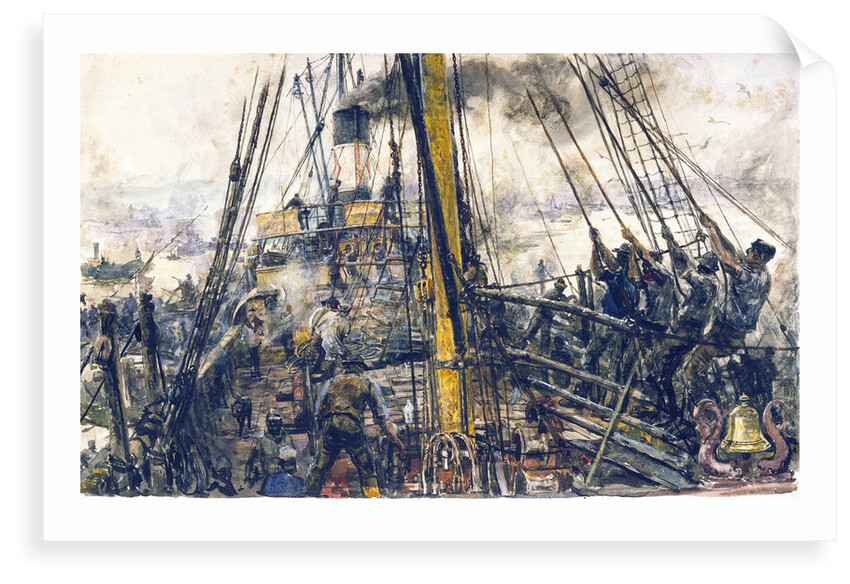 Coal whippers by William Lionel Wyllie