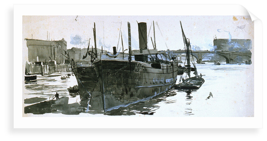 London Bridge by William Lionel Wyllie