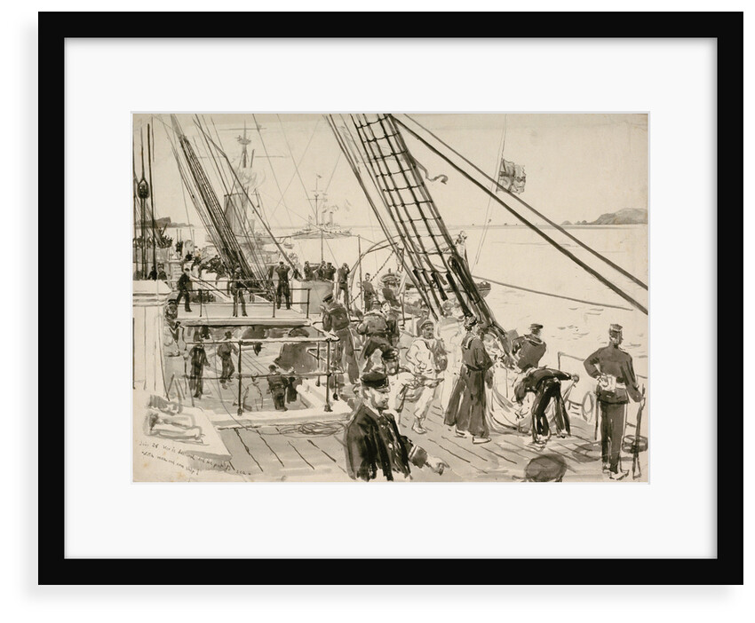 Watch, man and arm ship by William Lionel Wyllie