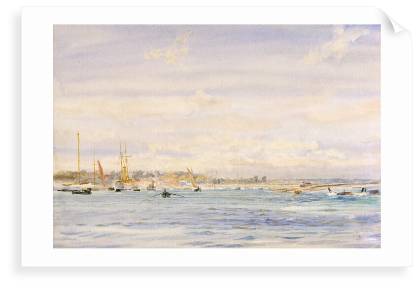 Yachts by William Lionel Wyllie by William Lionel Wyllie