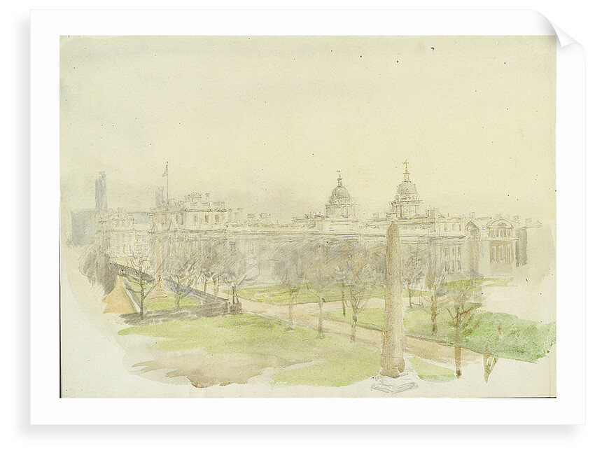 Royal Naval College, Greenwich; a study from the north-west by William Lionel Wyllie