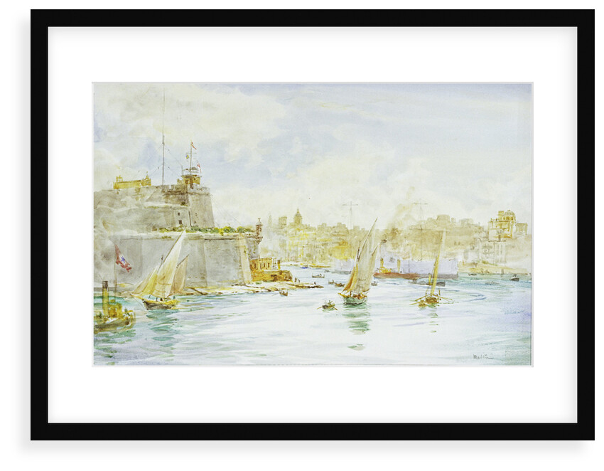 Malta Harbour by William Lionel Wyllie