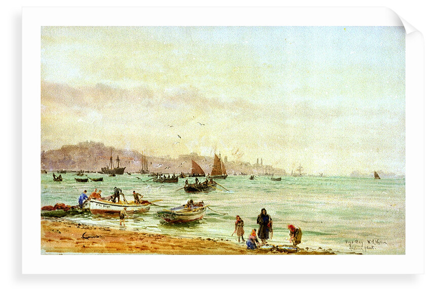 Vigo Bay fishing fleet by William Lionel Wyllie