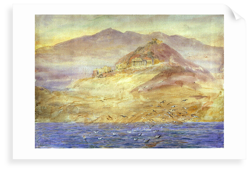 Athens from the Gulf of Aegina by William Lionel Wyllie