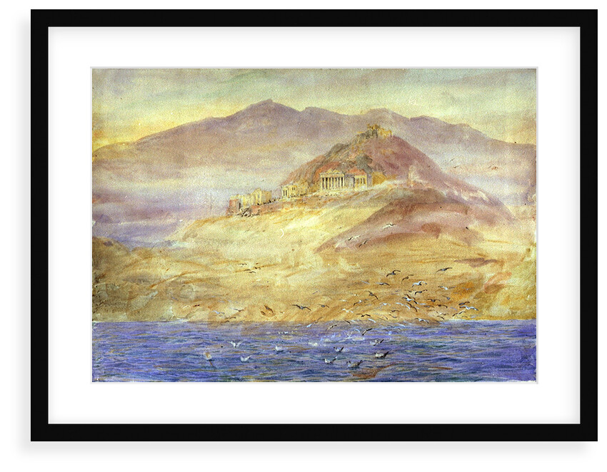 Athens from the Gulf of Aegina by William Lionel Wyllie