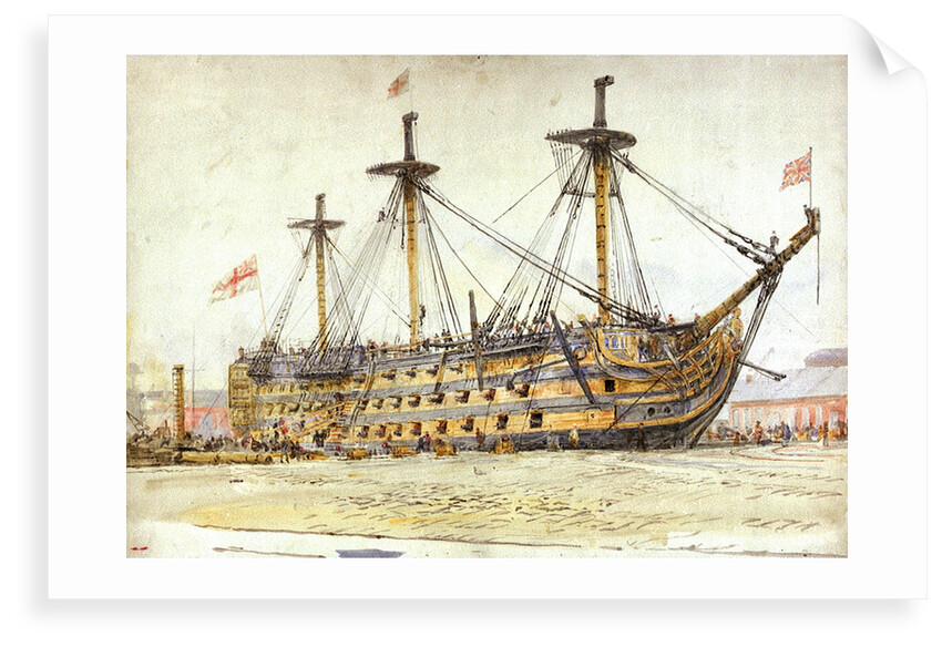 HMS Victory by William Lionel Wyllie