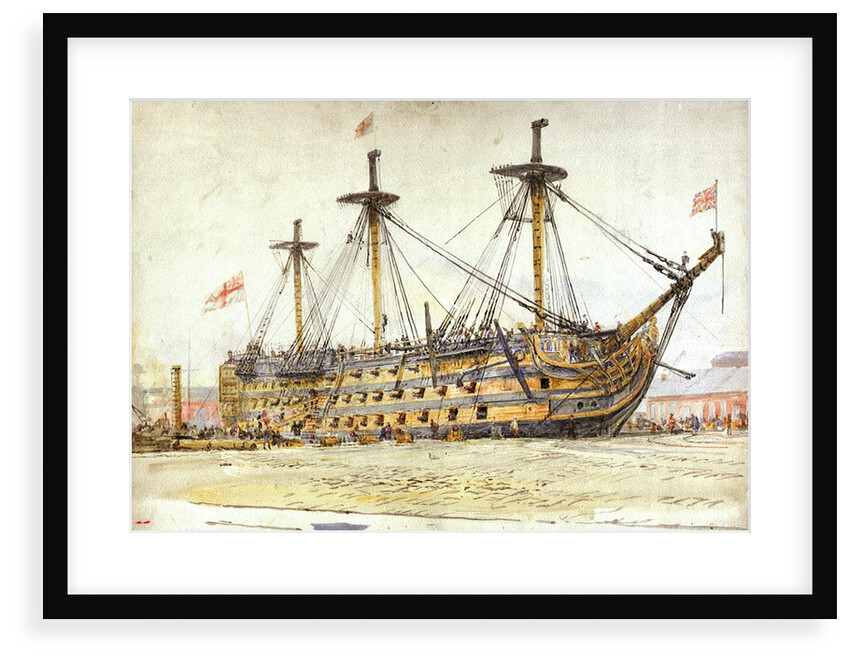 HMS Victory by William Lionel Wyllie