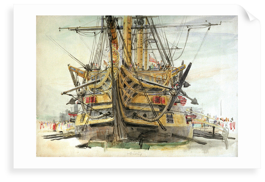 HMS Victory by William Lionel Wyllie