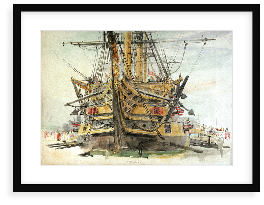 HMS Victory by William Lionel Wyllie