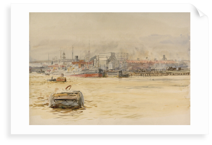 Becton Gas Works by William Lionel Wyllie
