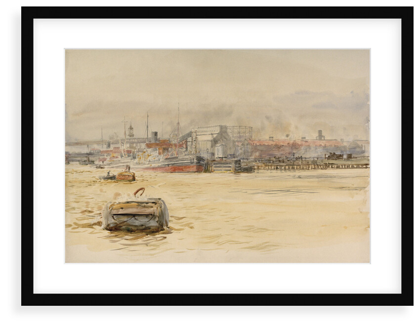 Becton Gas Works by William Lionel Wyllie