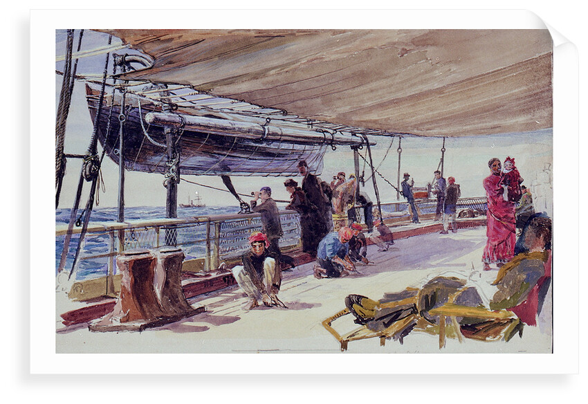 Aboard the Garonne in the West Indies by William Lionel Wyllie