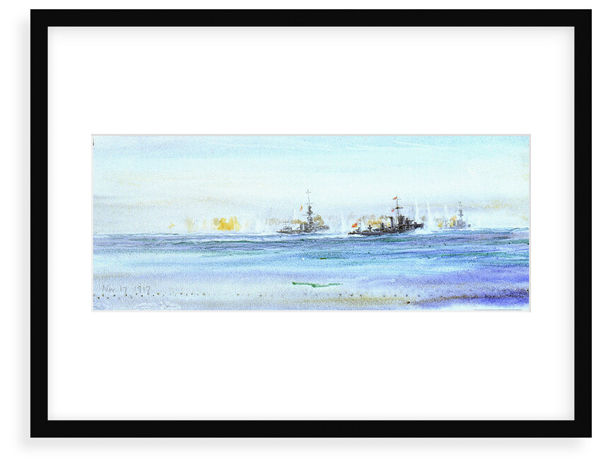 An Action on November 17th, 1917 by William Lionel Wyllie