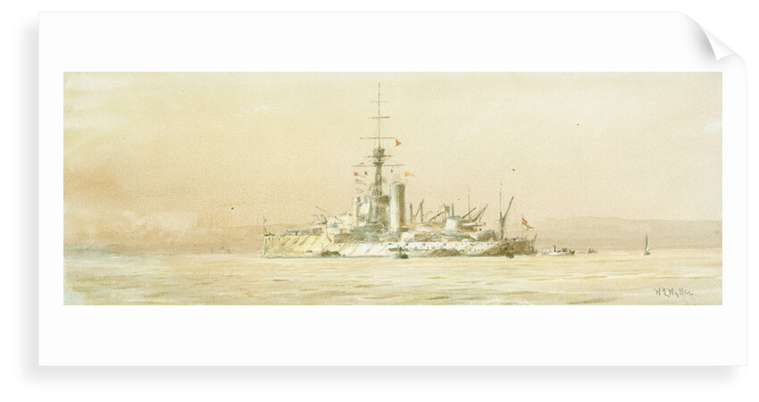 HMS 'Orion' by William Lionel Wyllie