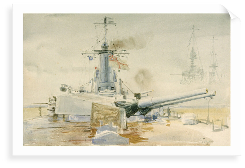HMS 'Tiger' by William Lionel Wyllie