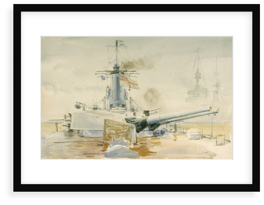 HMS 'Tiger' by William Lionel Wyllie