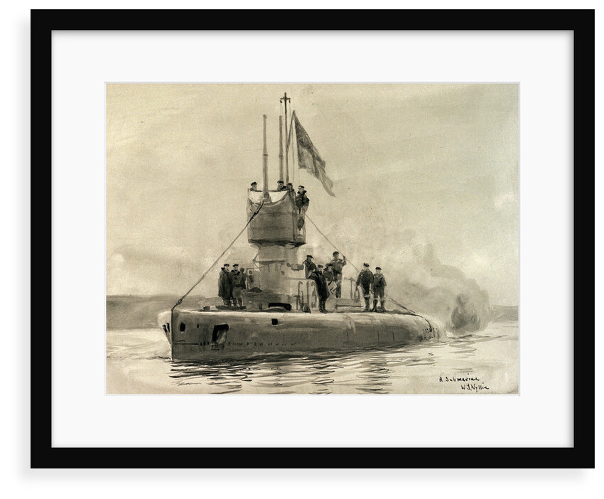 Submarine 'G.13' by William Lionel Wyllie