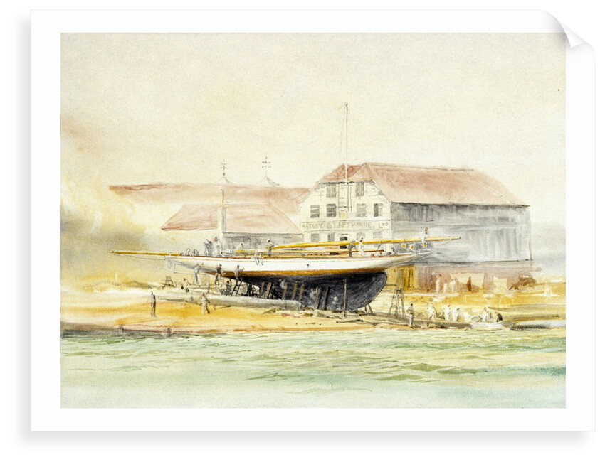 Camper & Nicholson's by William Lionel Wyllie