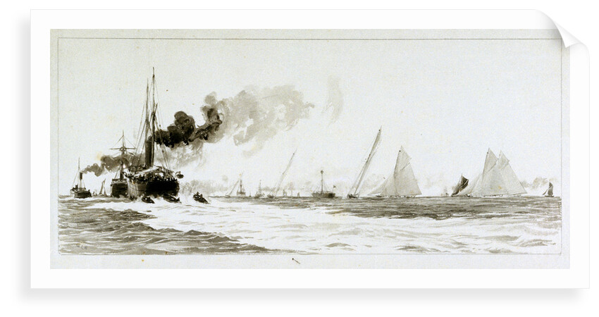 Yachts and steamers by William Lionel Wyllie