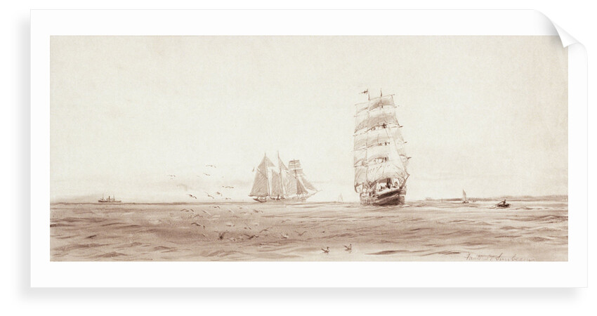 Fantome' and 'Sunbeam by William Lionel Wyllie