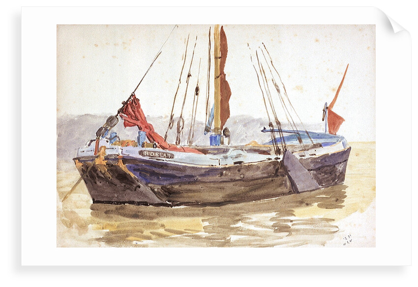 Thames sailing barge by William Lionel Wyllie