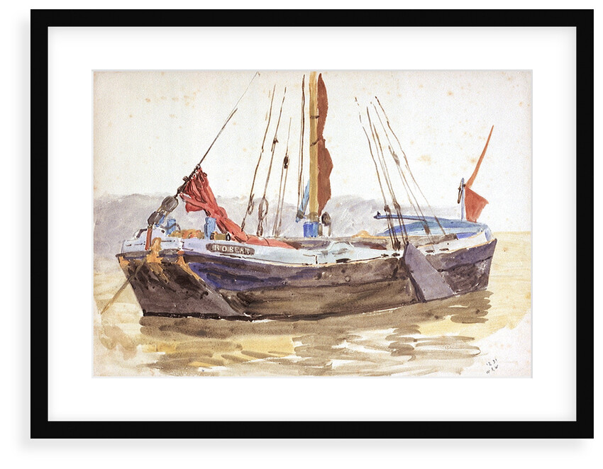 Thames sailing barge by William Lionel Wyllie