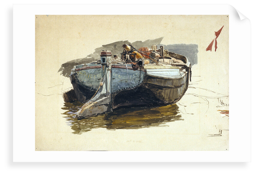 Thames sailing barge by William Lionel Wyllie