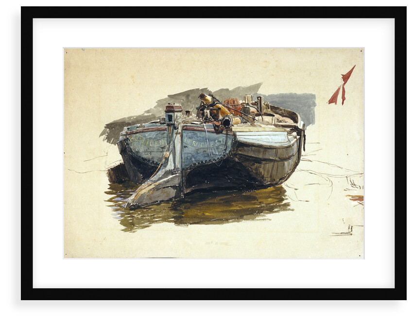 Thames sailing barge by William Lionel Wyllie