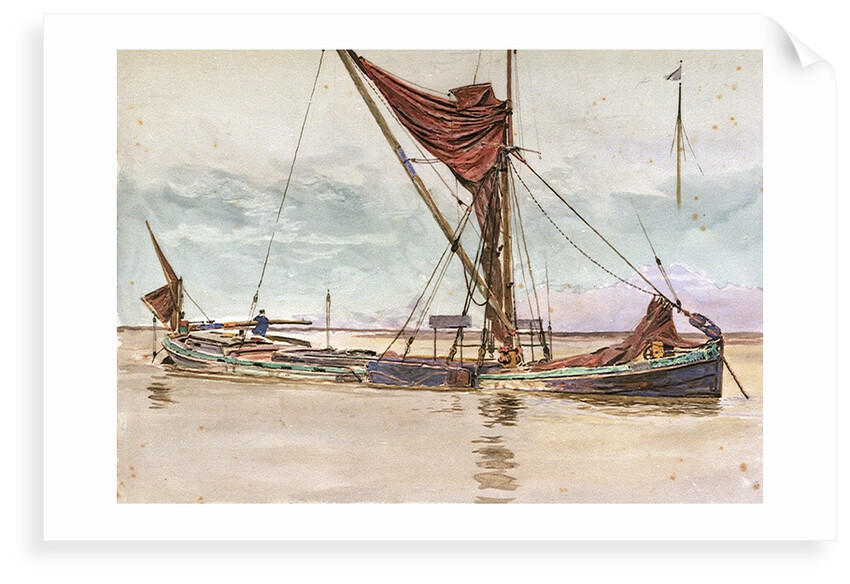 Thames barge by William Lionel Wyllie