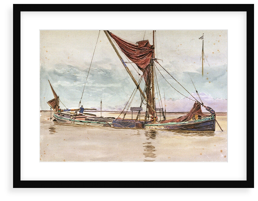 Thames barge by William Lionel Wyllie