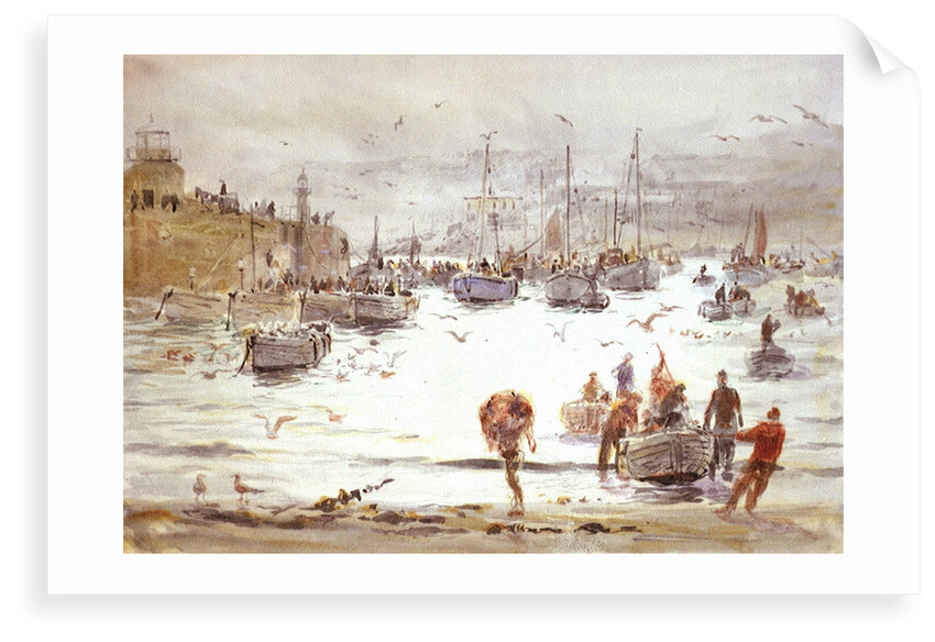 Landing Fish at St Ives by William Lionel Wyllie