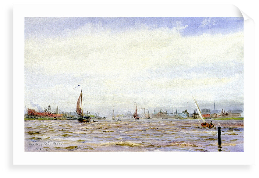 ‘Haarlem Ship Yards’ by William Lionel Wyllie