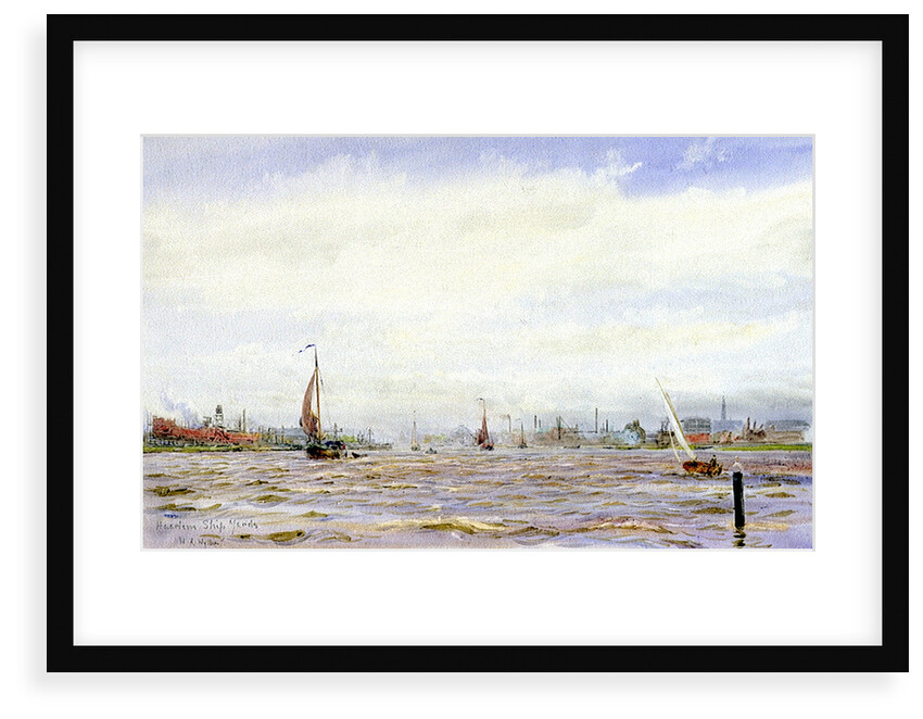 ‘Haarlem Ship Yards’ by William Lionel Wyllie